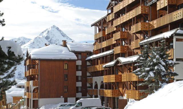 Les Deux Alpes : Charmant Studio, Quartier Venoscアパートメント エクステリア 写真